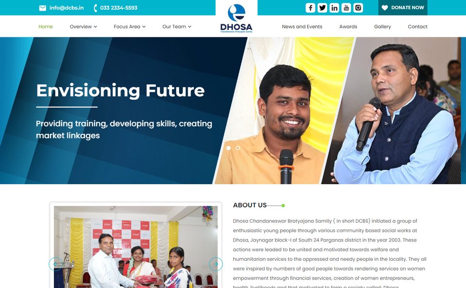 DCBS Skilling website screenshot