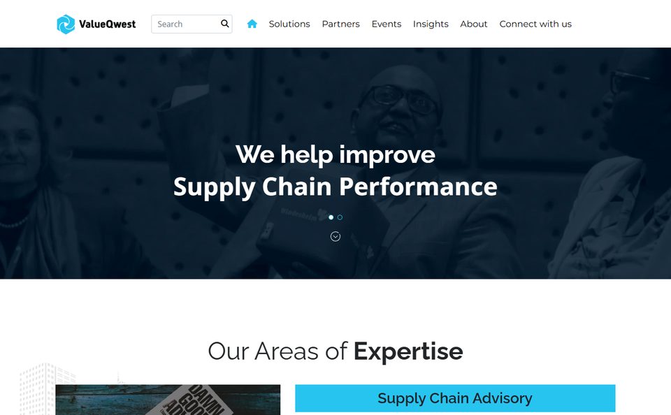 ValueQwest website screenshot